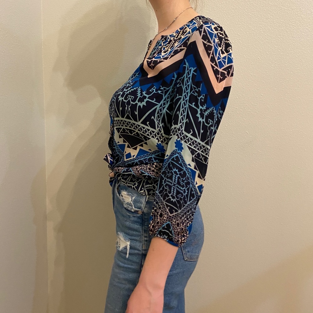 Size M Patterned Blouse From Leifsdottir - image 3